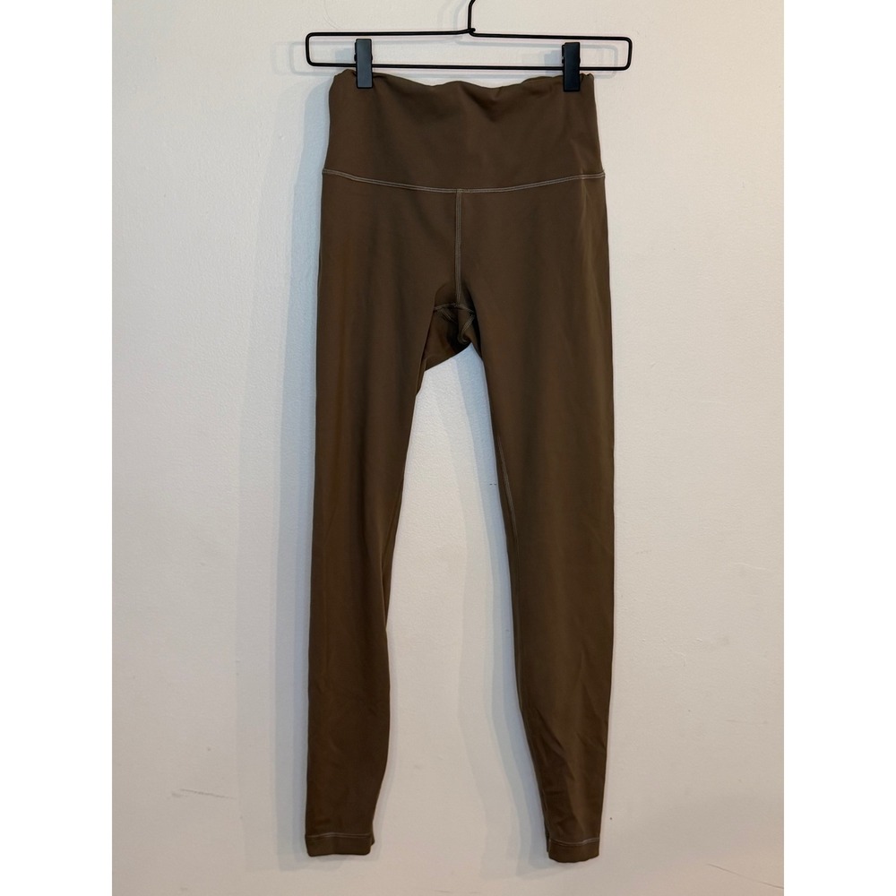 Lululemon Wunder Under High Rise Tight 28" Nomad Brown Leggings W5DJ0S Size 8